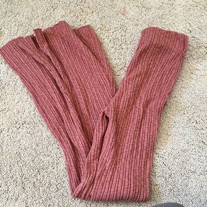 UO Red Flare Pants